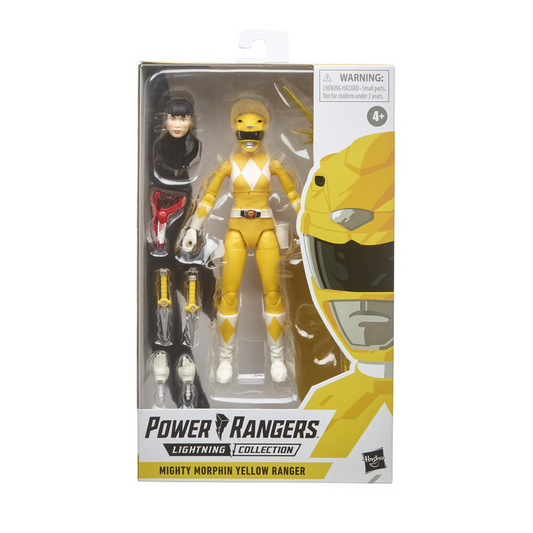 Power Rangers Lightning Collection Mighty Morphin Yellow Ranger Figure