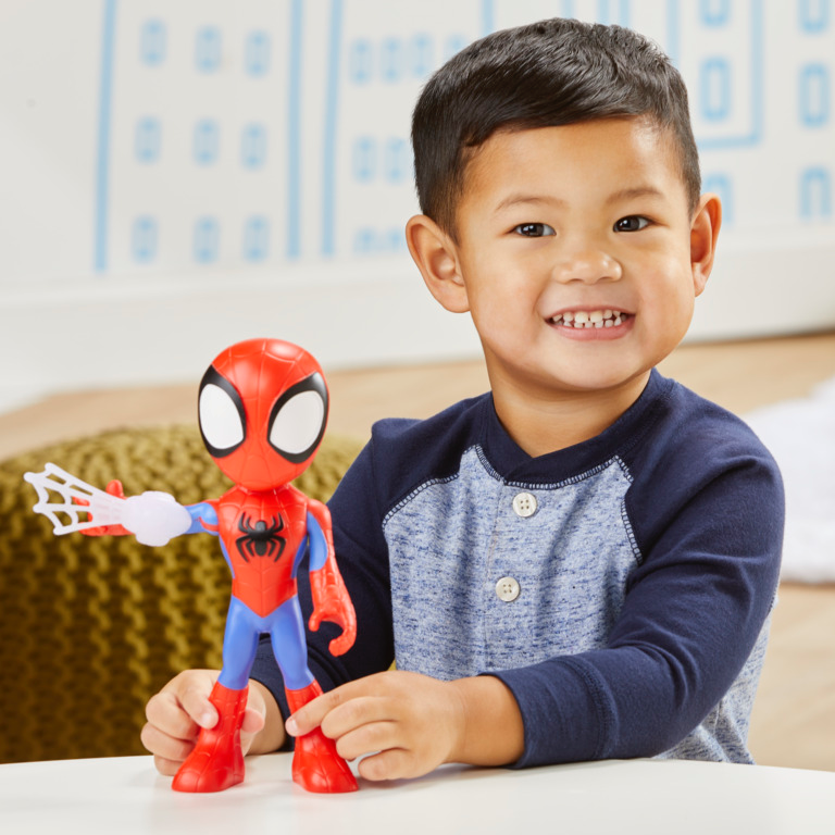 Marvel Spidey and His Amazing Friends Supersized Spidey 9” Action Figure