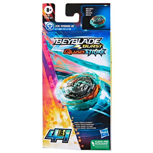 Beyblade Burst Quadstrike Zeal Nyddhog N8 Starter Pack