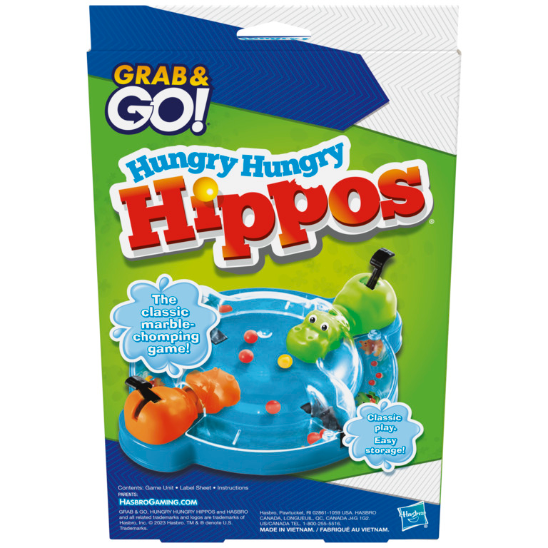 Hungry Hippos Grab and Go Game