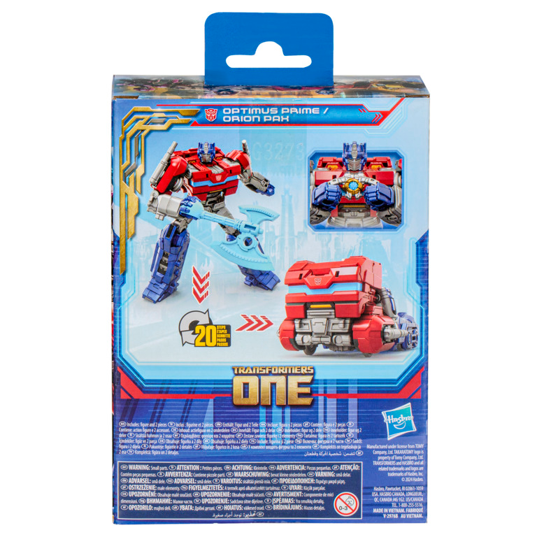 Transformers ONE Optimus Prime Orion Pax 5" Autobot Converting Figure
