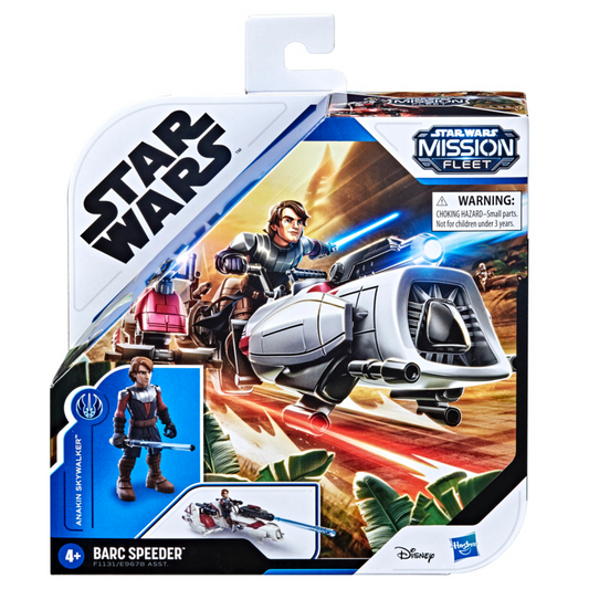 Star Wars Mission Fleet Anakin Skywalker Barc Speeder Figure Set