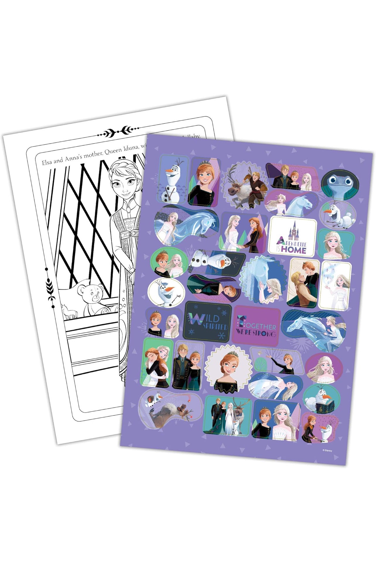 Frozen II Color & Trace Activity Book