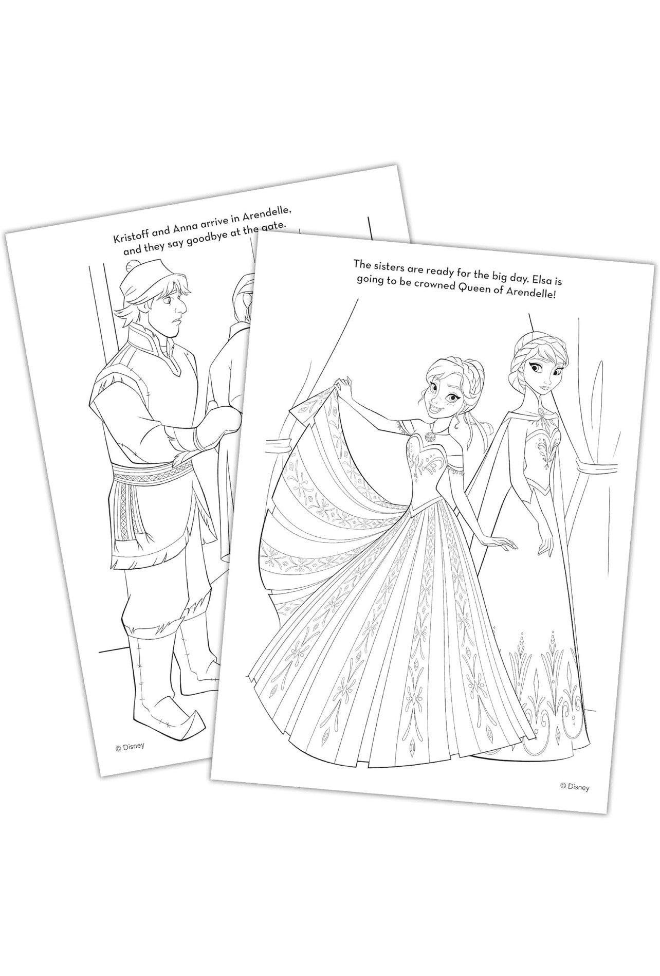 Frozen II Color & Trace Activity Book