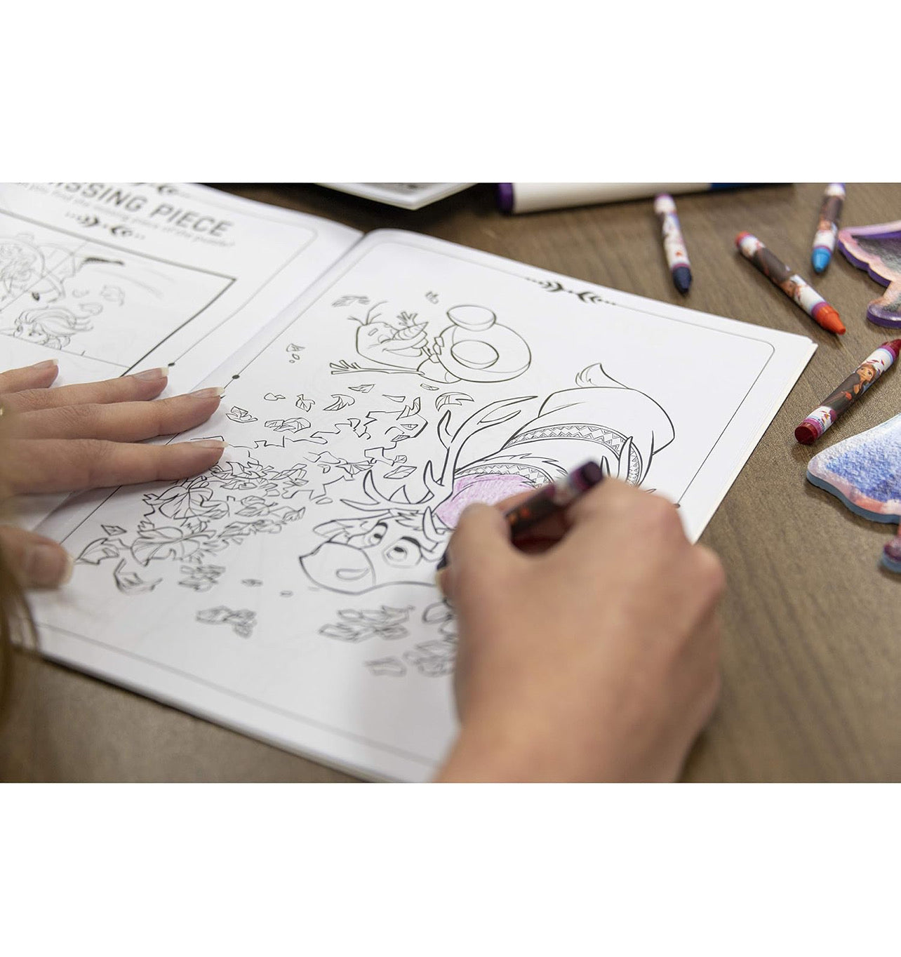 Frozen II Color & Trace Activity Book