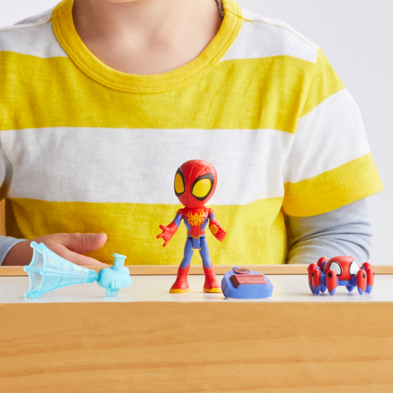 Marvel Spidey and His Amazing Friends Web-Spinners, Spidey Action Figure with Accessories