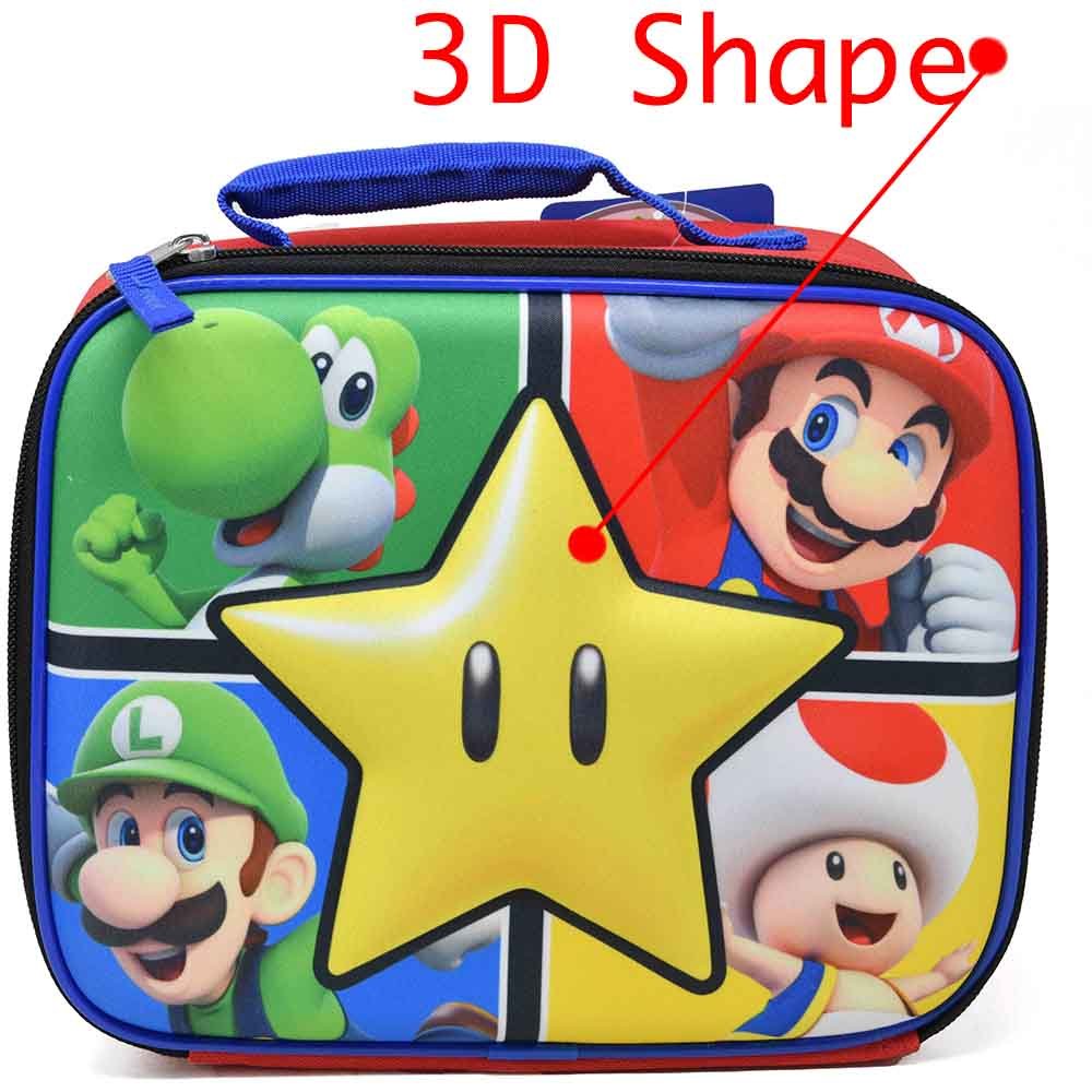 Super Mario Bros. 3D Star Shape Lunch Bag