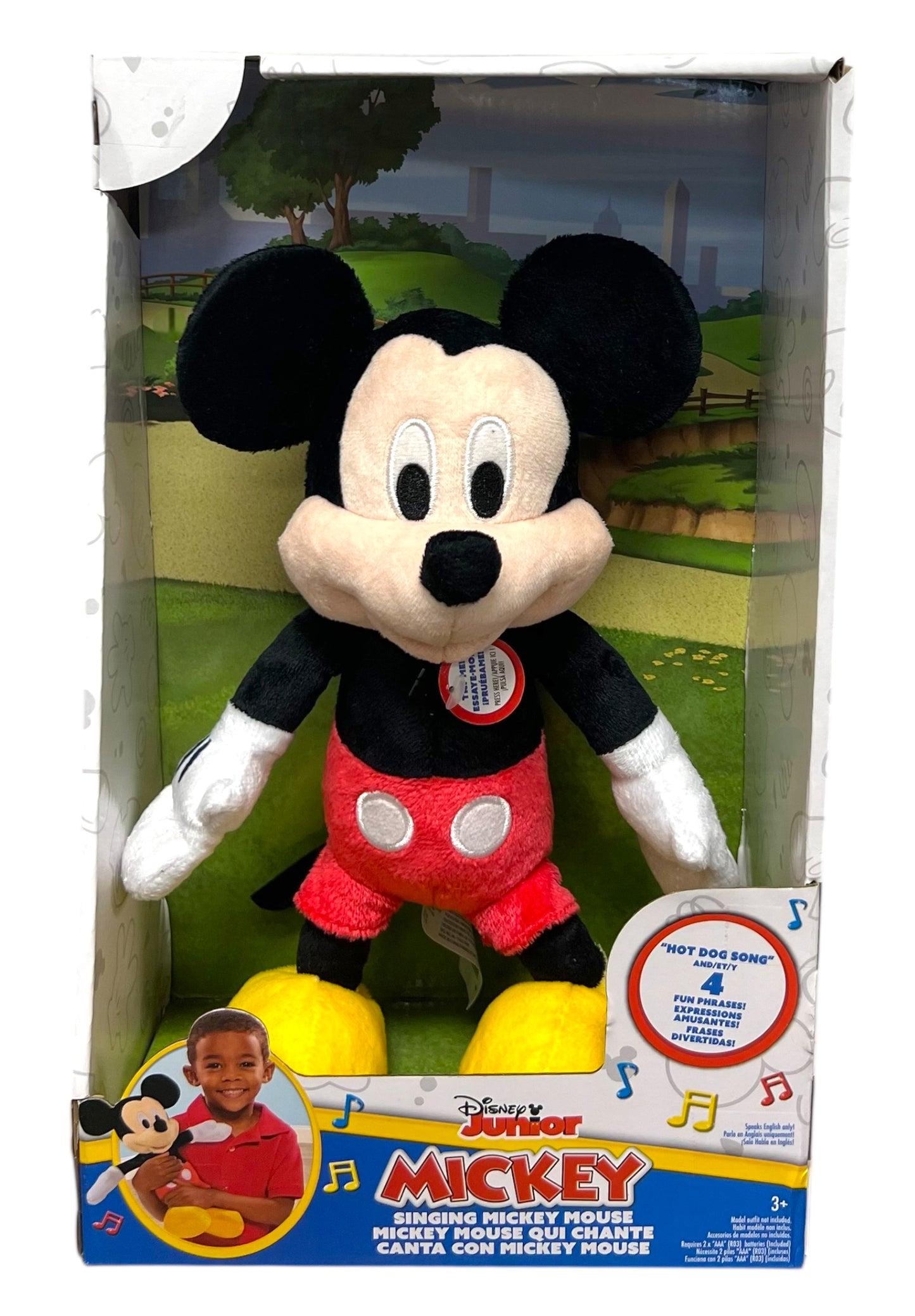 Disney Junior Singing Mickey Mouse 12" Plush Doll