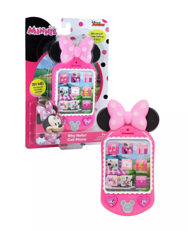 Disney Junior 'Why Hello!' Minnie Mouse Cell Phone Toy