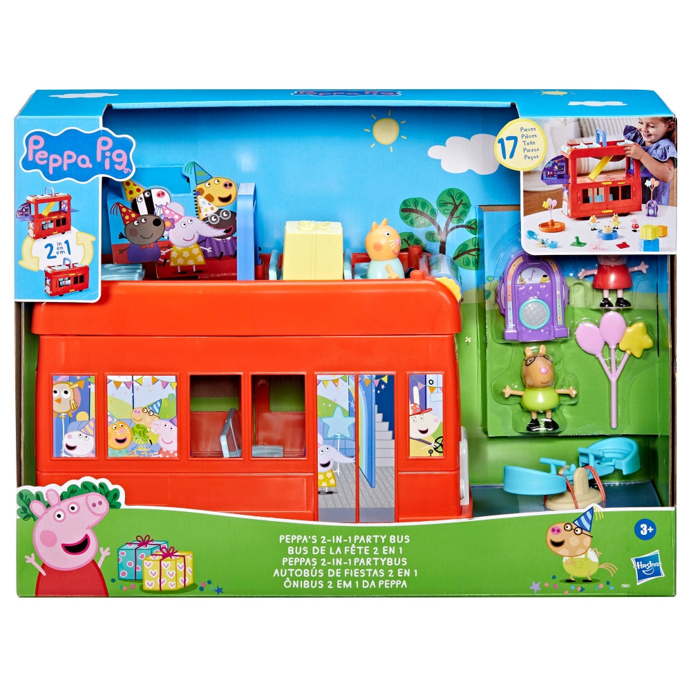 Peppa Pig Peppa's 2-in-1 Party Bus
