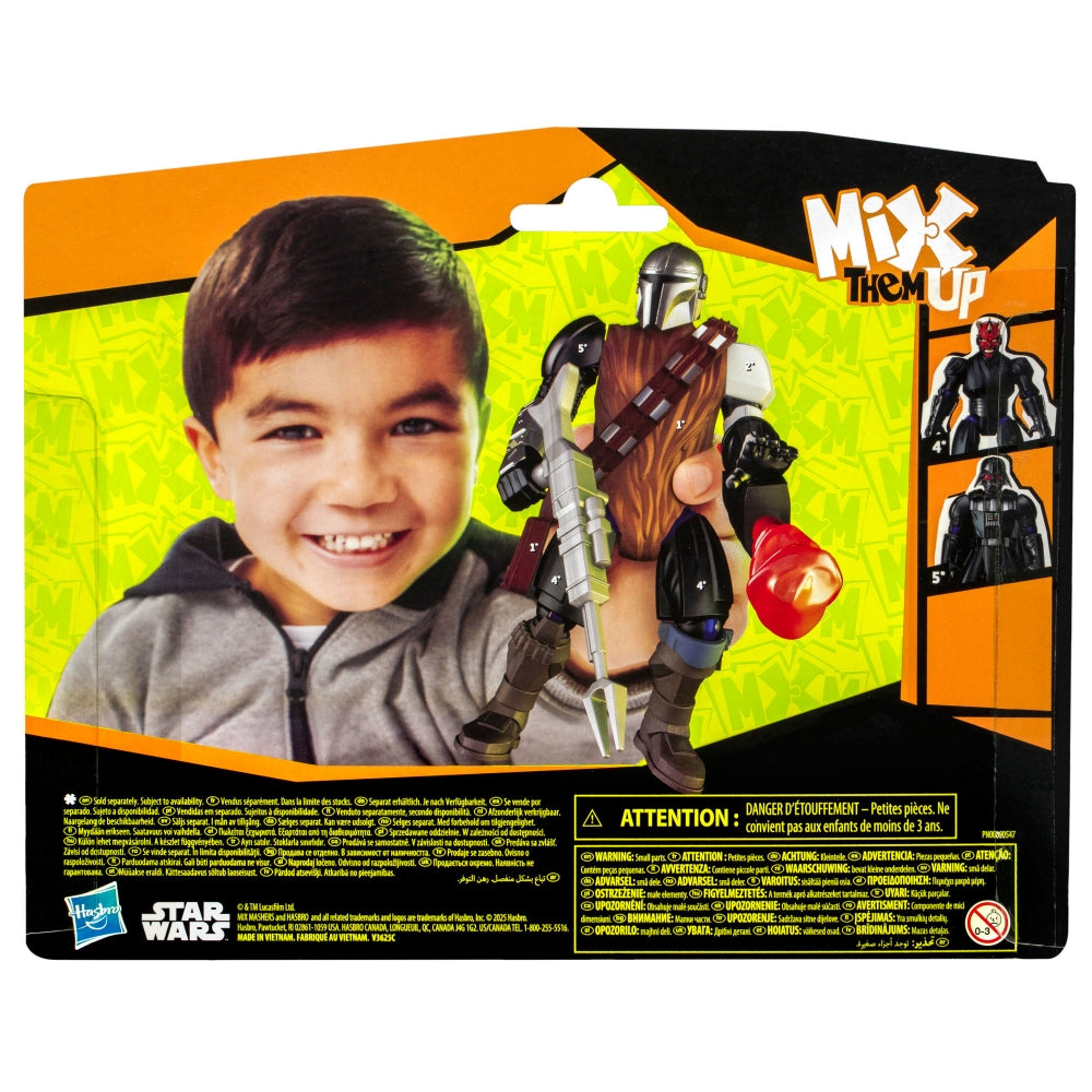 Star Wars Mix Mashers The Mandalorian 5" Figure and Grogu Playset